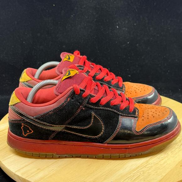 Nike Dunk Premium SB Low Hawaii Size 9 313170-003 Black Orange OG Rare Men Skate - Picture 5 of 11